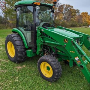 John Deere 4066R 4x4 Compact Tractor with cab and H180 loader *ONLY 298 HOURS!*